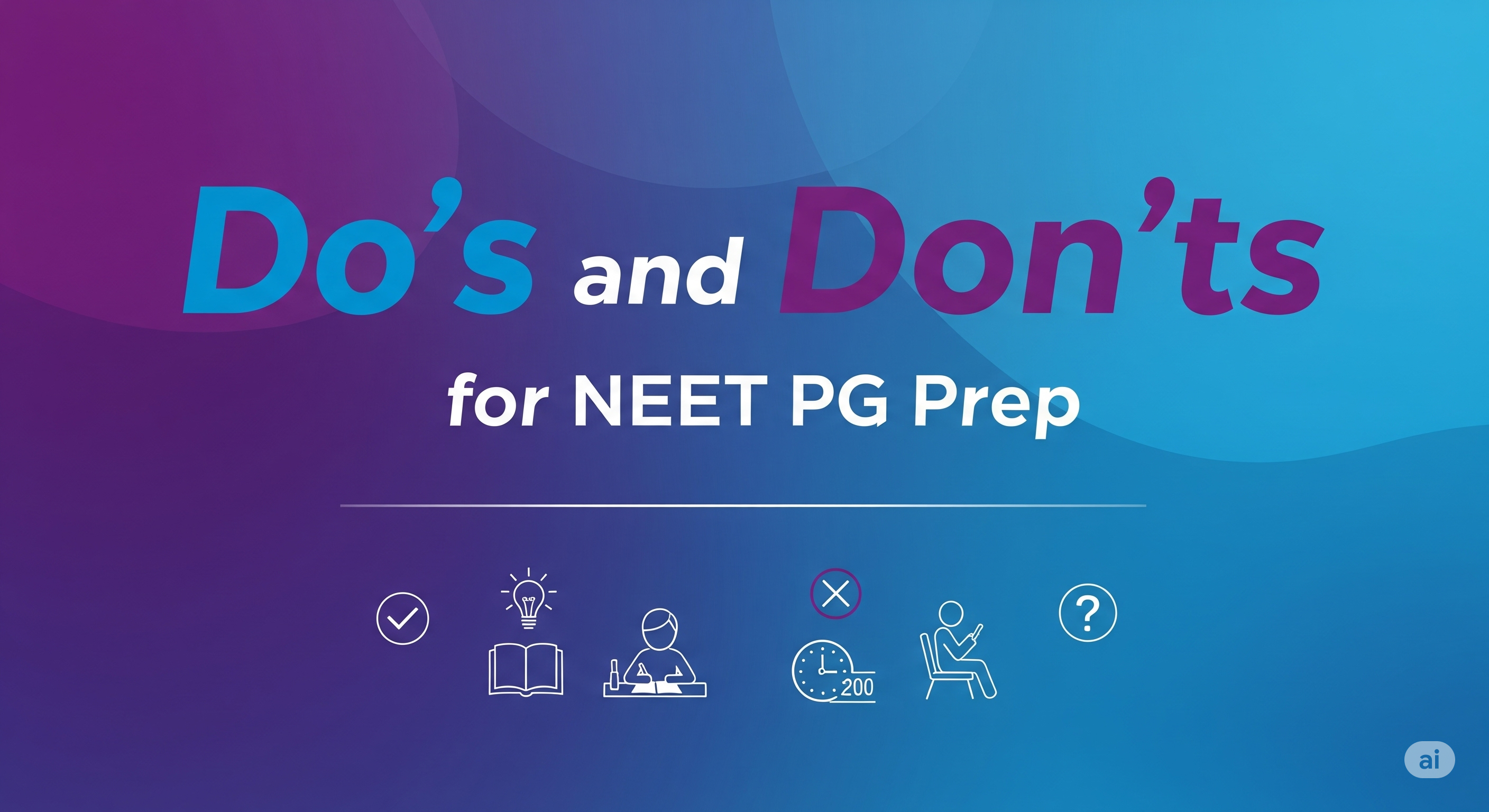 NEET PG Common mistakes